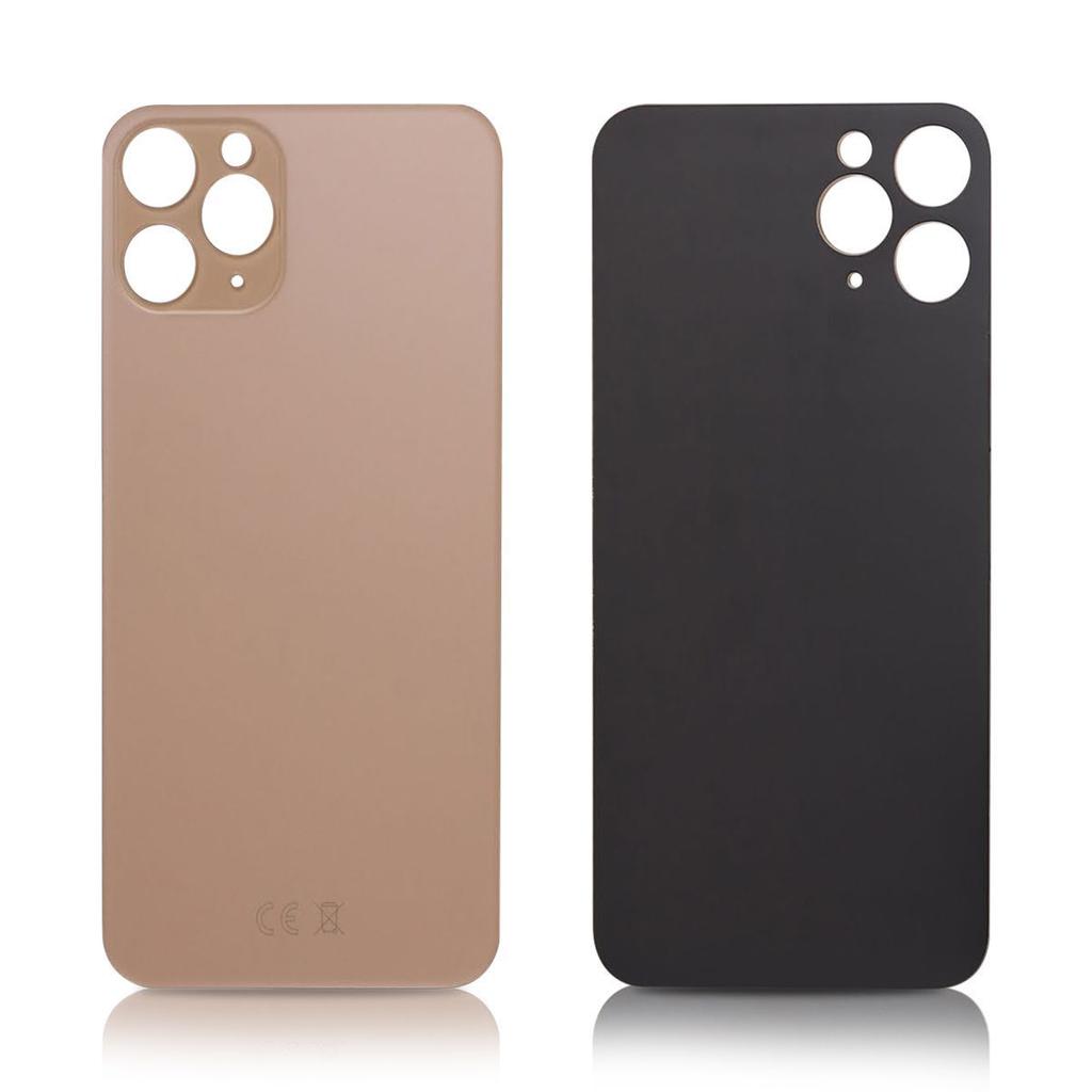 IPhone 11 Pro Max bakglas without logo High Quality guld