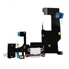 IPhone 5S Dock Headphone mikrofon flexkabel svart