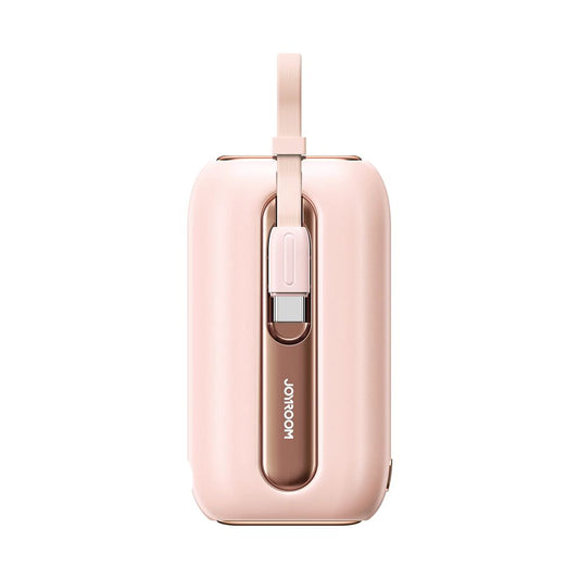 Joyroom Colorful Series 22.5W, 10000mAh powerbank + 2-in-1 Cables - rosa