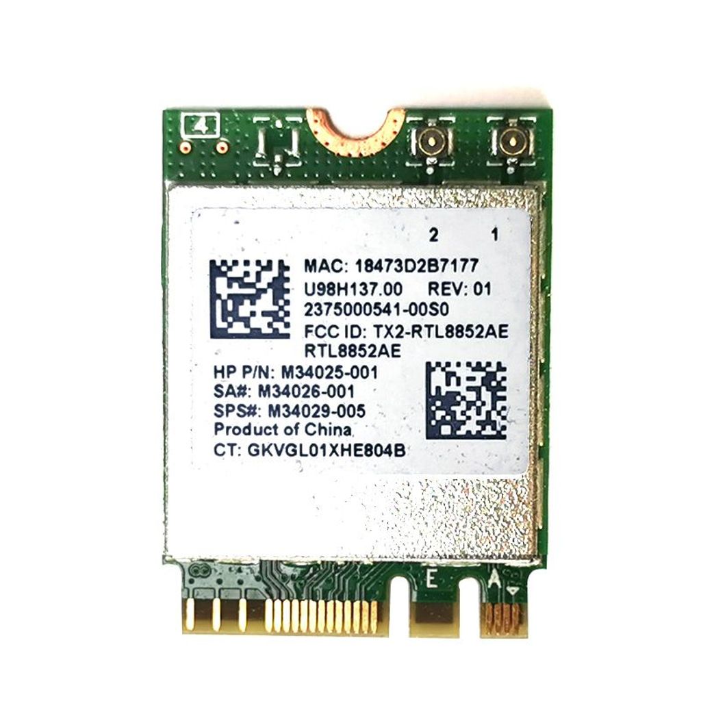 HP SKO-WLAN Realtek Cocktail ax 1x2