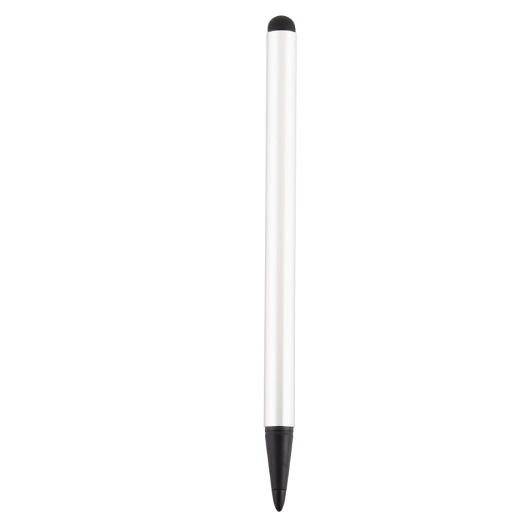 Stylus Pen for Touchscreens with Double Tip - Silver