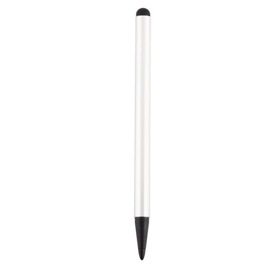 Stylus Pen for Touchscreens with Double Tip - Silver