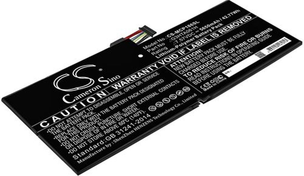 Batteri till Microsoft Surface Pro 7 etc