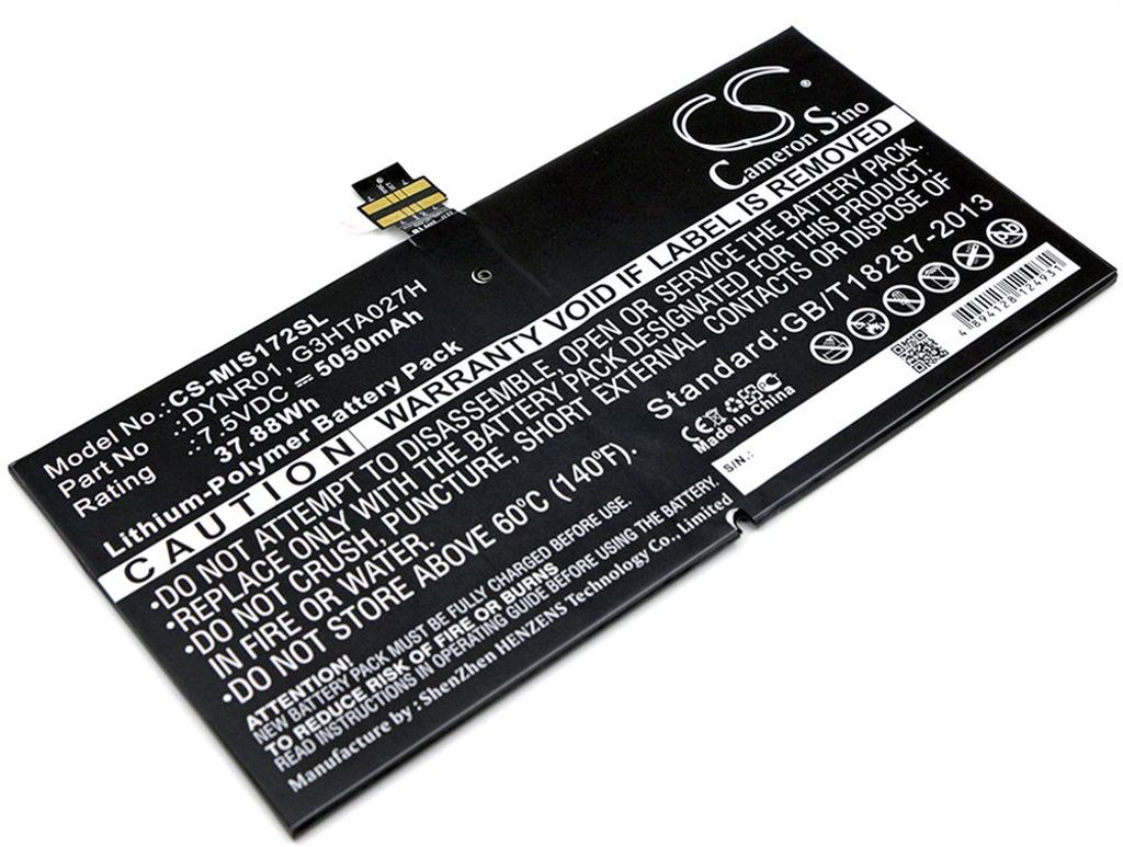 Batteri till Microsoft Surface Pro 4, Microsoft 1724, etc