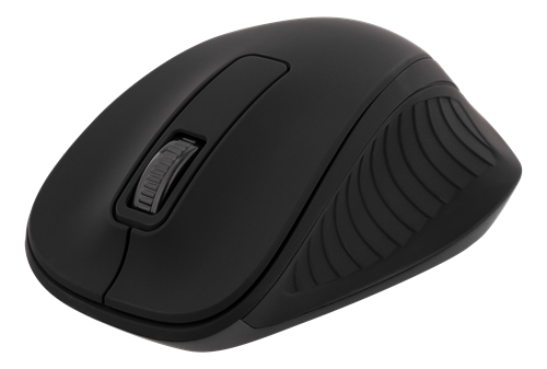Deltaco Wireless Ergonomic Mouse - Black