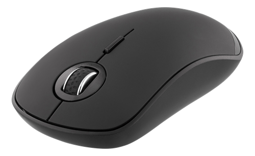 Deltaco Quiet Wireless Mouse, Bluetooth, 800-1600 DPI - Black