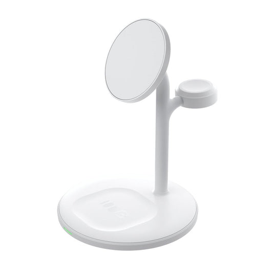 Greencell 3-in-1 MagSafe laddare stativ för iPhone, Apple Watch, AirPods