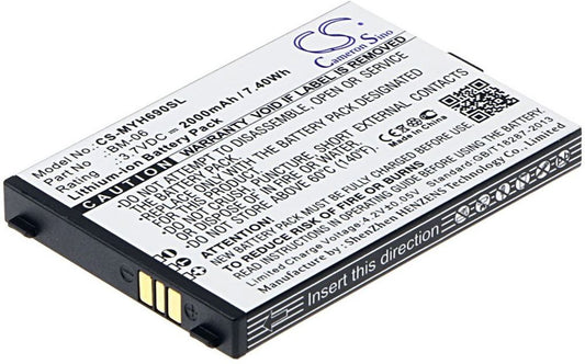 Battery for Myphone Hammer Iron etc