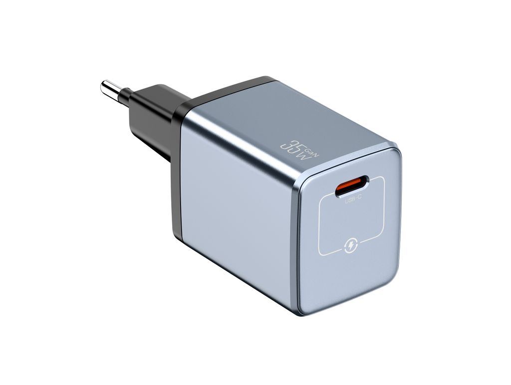 NEXTBATT 35W Fast Charger USB-C/USB-A - Black/Gray