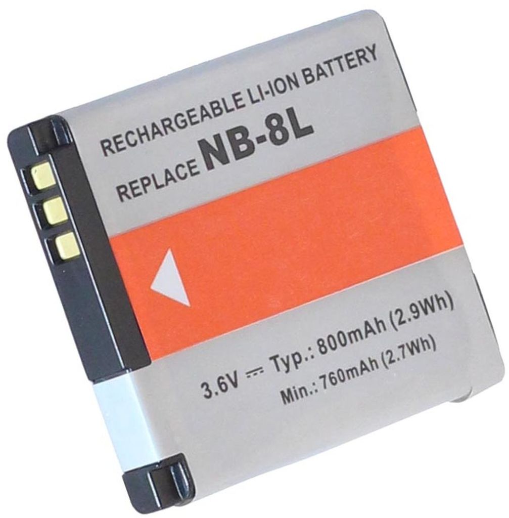 Battery for NB-8L replacement battery