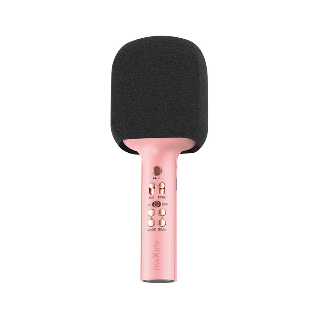 Maxlife Bluetooth microphone with speaker - Pink