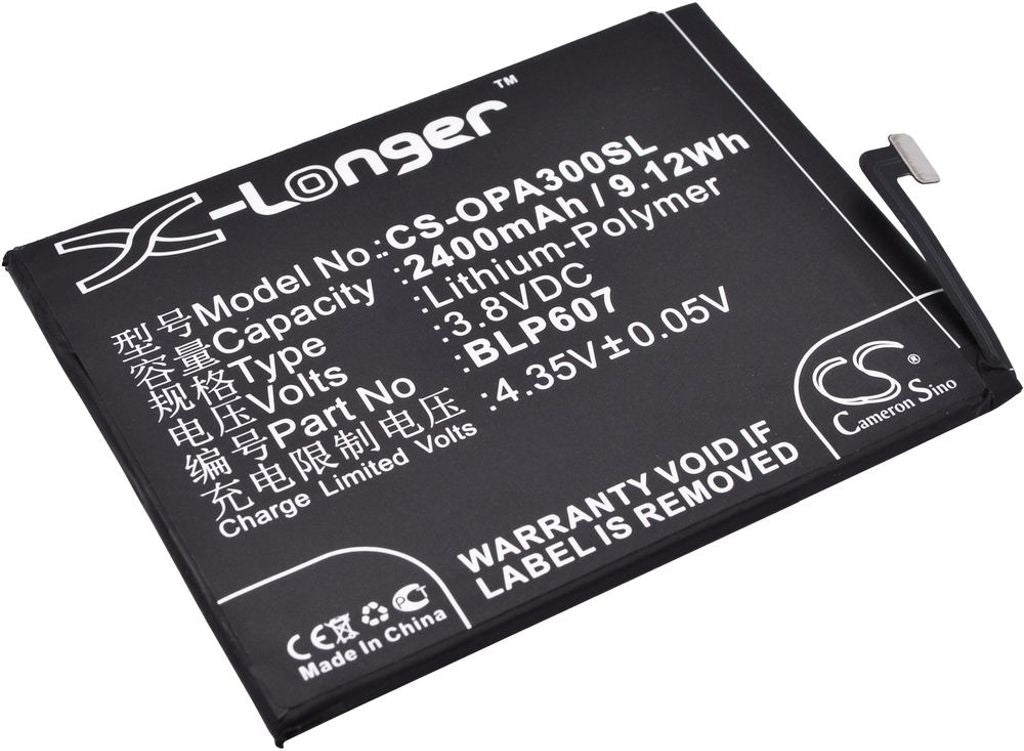 Batteri till Oneplus E1000 etc