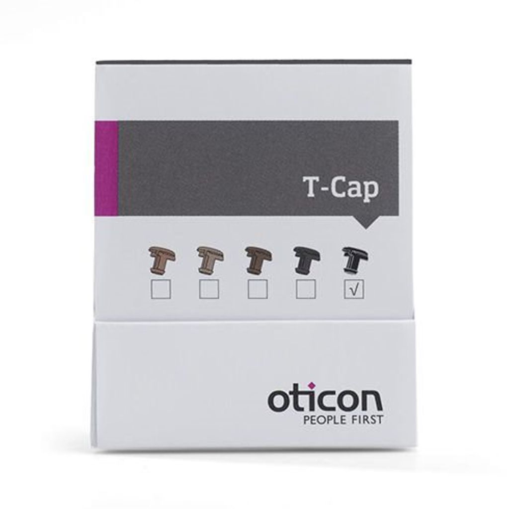 T-Cap Oticon, 8 pcs (microphone filter) black