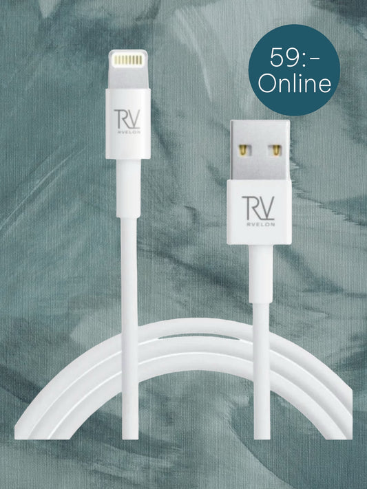 USB-A till Lightning Kabel 1m