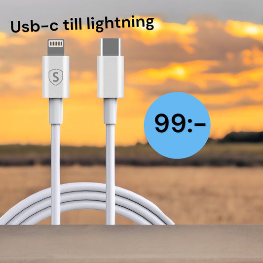 USB-C to Lightning Cable 2.4A, 1m - White