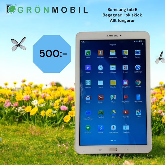 Samsung Galaxy Tab E – Begagnad i Fint Skick