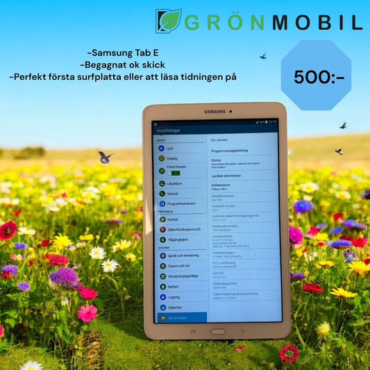 Samsung Galaxy Tab E – Begagnad i Fint Skick