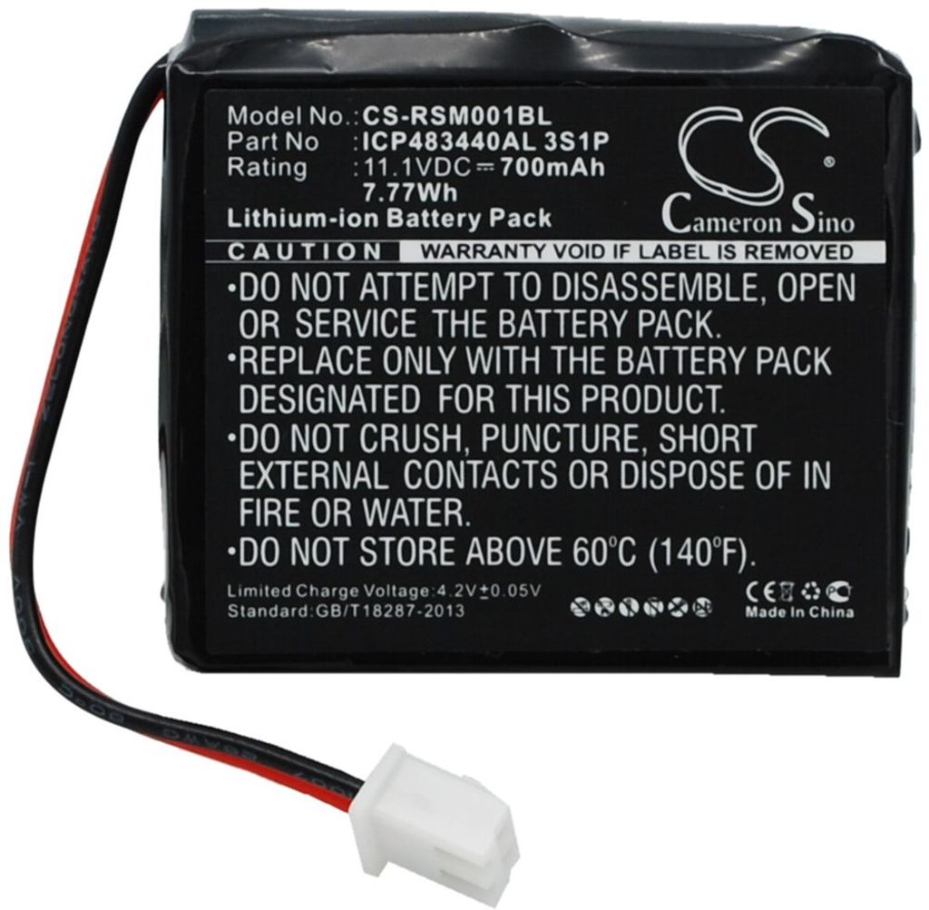 Battery for Ratiotec Soldi Smart etc