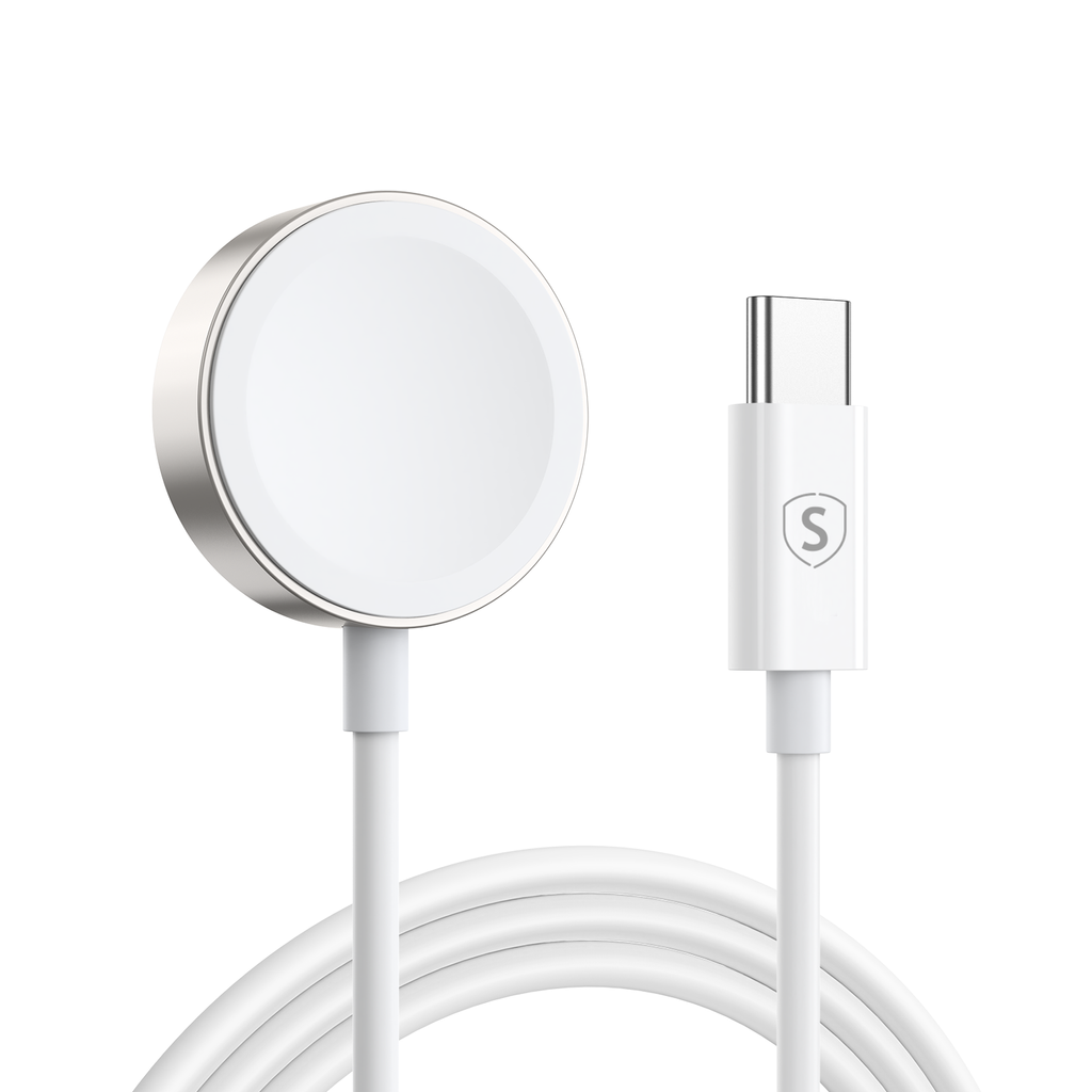 SiGN Magnetic Wireless Charger MagSafe USB-C for Apple Watch, 2.5W, 1.2m - White