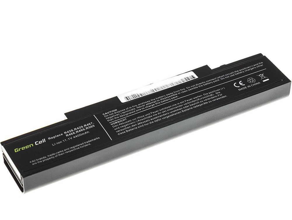 Grön Cell batteri till Samsung R519, R522 etc. 4400mAh, 11.1V