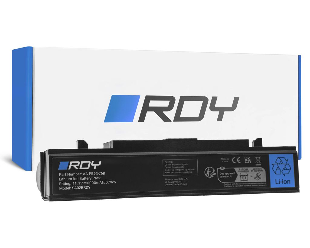 RDY batteri AA-PB9NC6B AA-PB9NS6B till Samsung R519 R522 R525 R530 R540 etc
