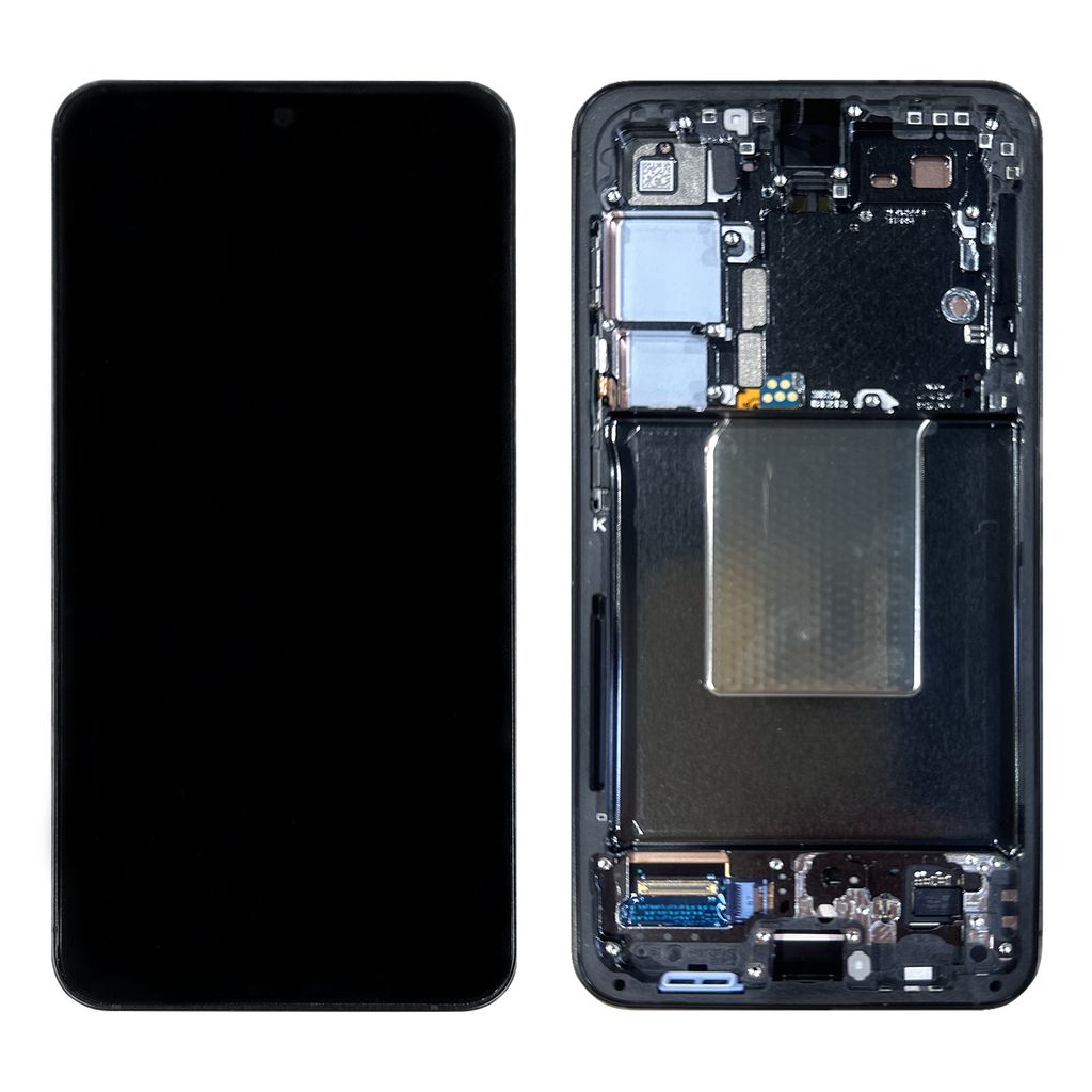 Samsung Galaxy S24 original display Assembled Frame - svart