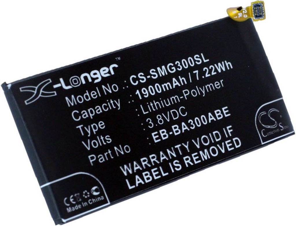 Batteri for Samsung Galaxy A3 / SM-A3000 replacement battery