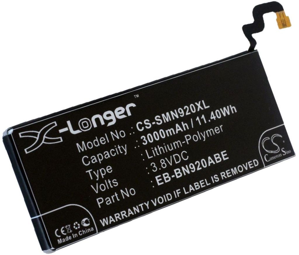 Batteri for Samsung Galaxy Note 5 etc replacement battery