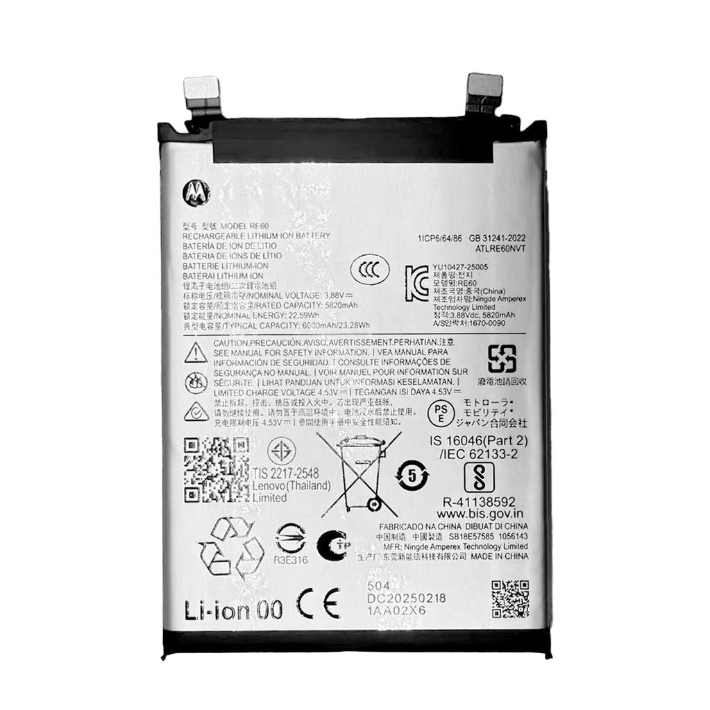 Motorola Edge 60 Pro Battery 6000mAh Original