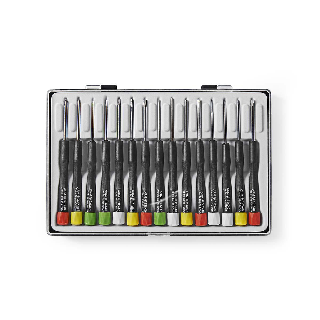 Nedis Precision Screwdriver Set - 15 parts