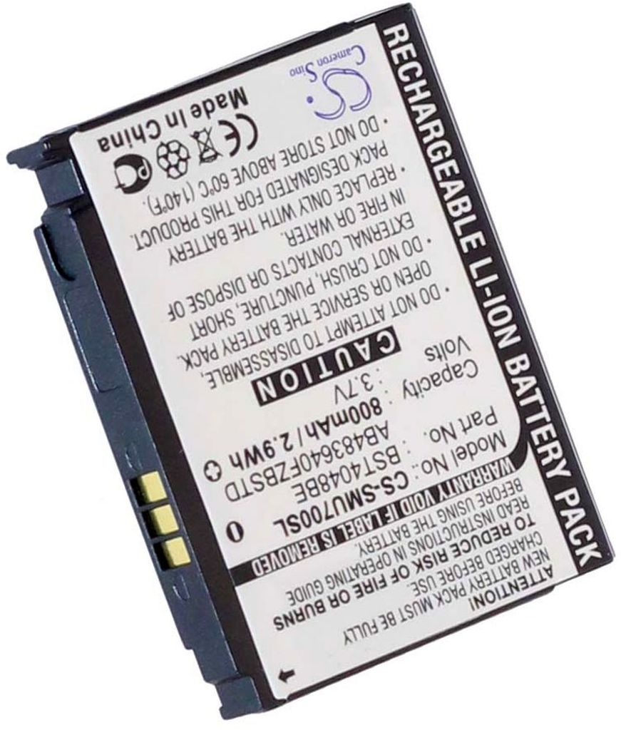 Batteri till Samsung SGH-G800 / SGH-U940 / SGH-L870 reservdel batteri