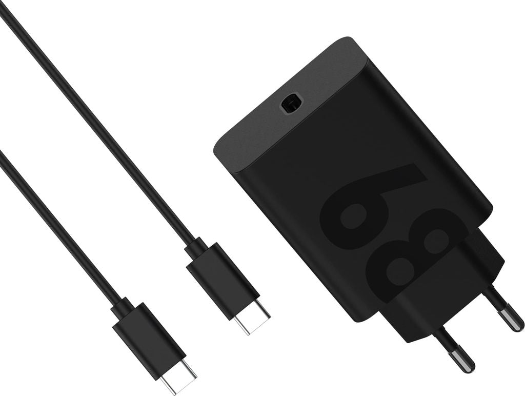Motorola TurboPower 68W Charger + USB-C Cable 6.5A Black