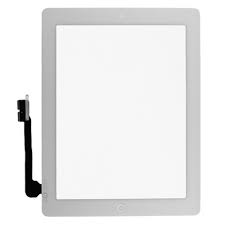 IPad 4 Glass & touchglas with Parts – vit