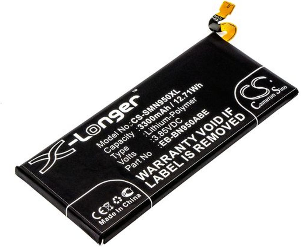 Batteri for Samsung Galaxy Note 8 etc