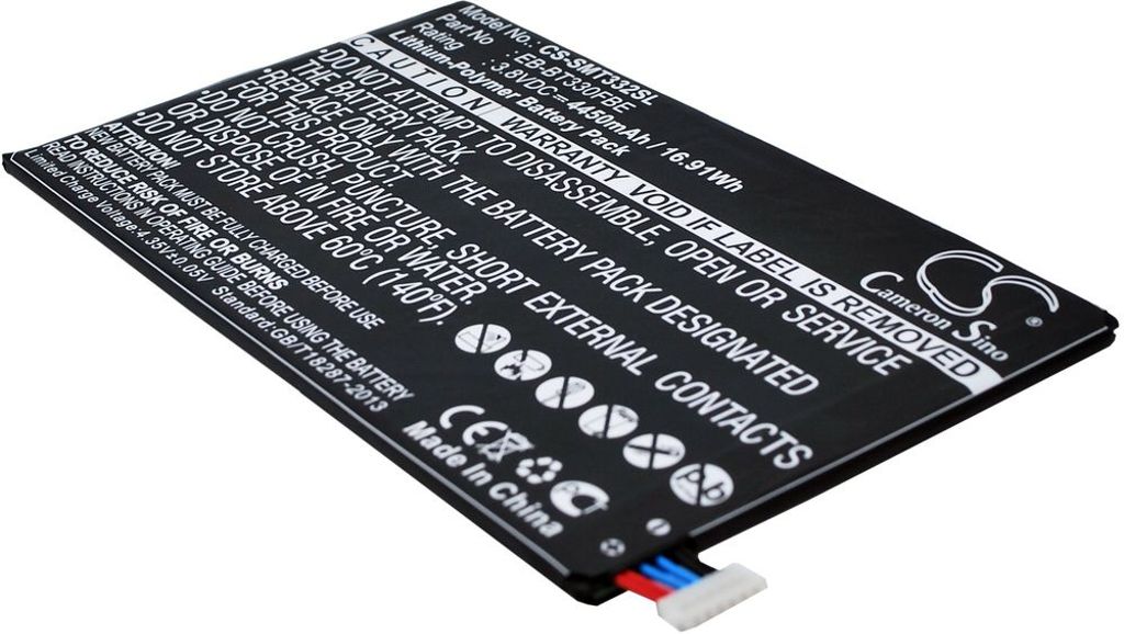 Batteri for Samsung Galaxy Tab4 8.0 3G etc