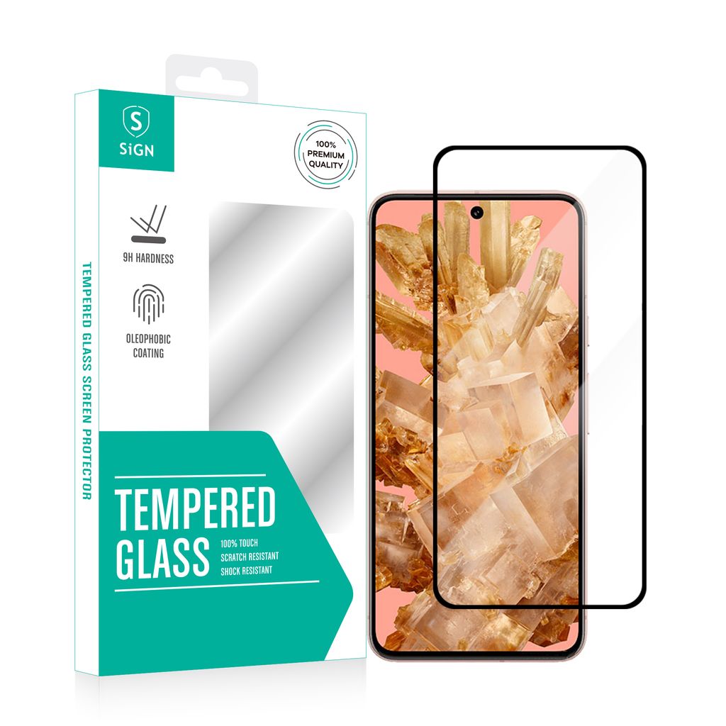 SiGN 2.5D härdat glas skärmskydd till Google Pixel 8