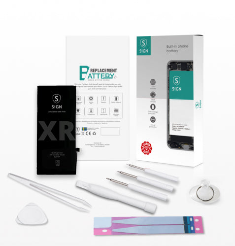SiGN Complete batteri reservdel Kit – iPhone XR