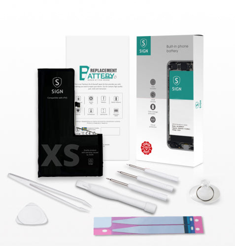 SiGN Complete batteri reservdel Kit – iPhone XS