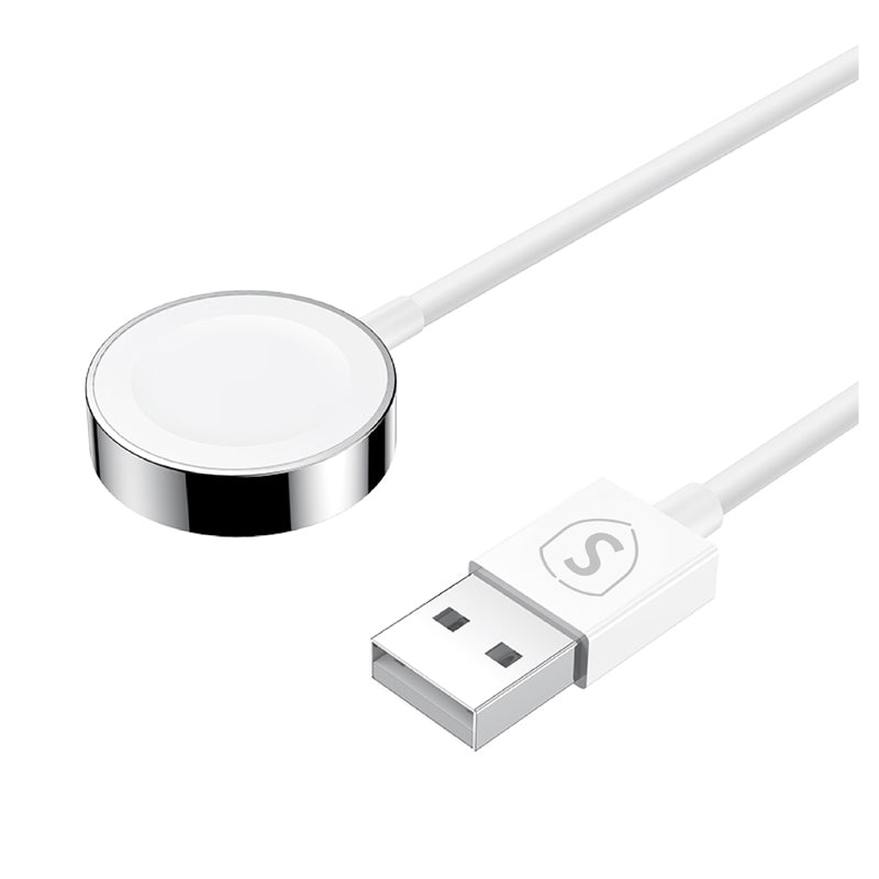 SiGN Magnetic Wireless Charger MagSafe for Apple Watch, 2.5W, 3A, 1.2m - White