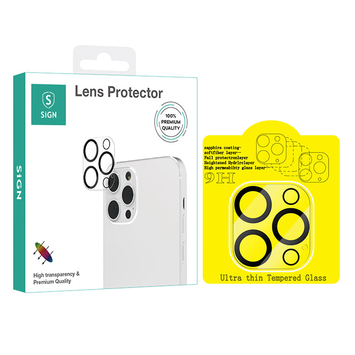 SiGN Lens Protector Tempered Glass for iPhone 13 Pro & iPhone 13 Pro Max