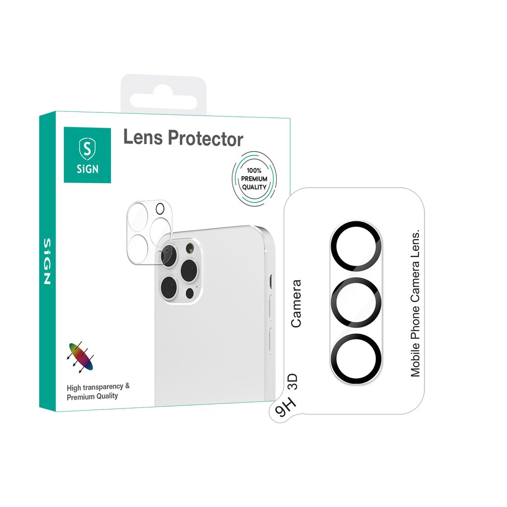 SiGN härdat glas Lens Protector till Samsung Galaxy S24 Plus