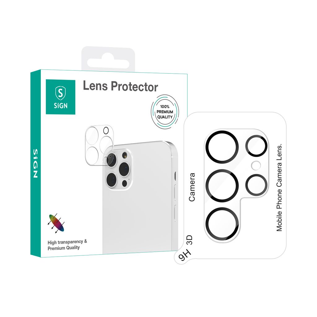 SiGN härdat glas Lens Protector till Samsung Galaxy S24 Ultra