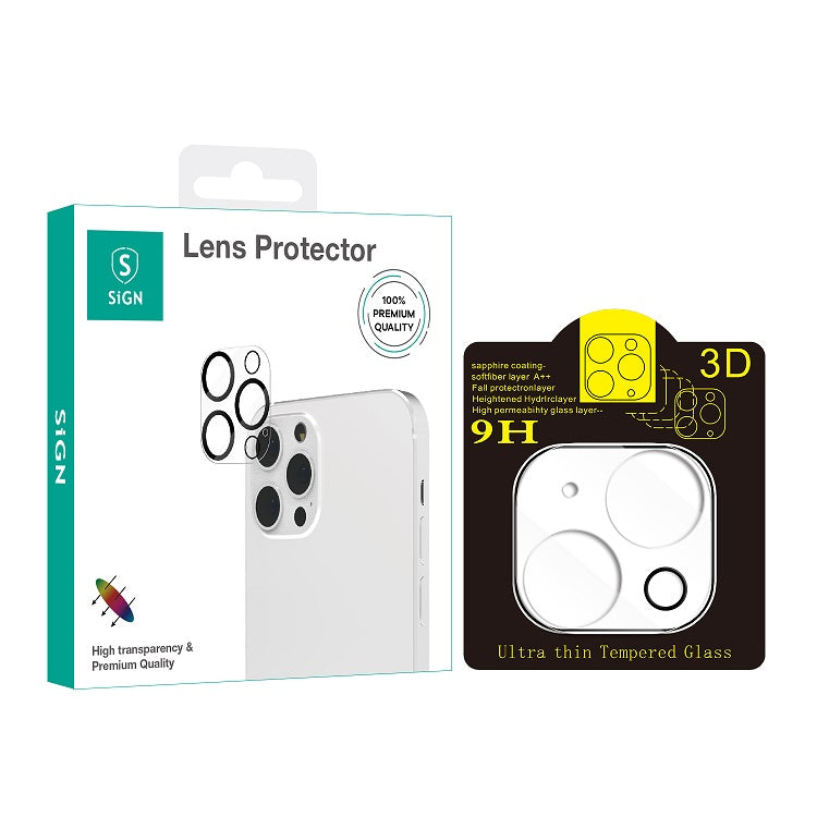 SiGN Ultra Thin Lens Protector Tempered Glass for iPhone 14 & 14 Plus