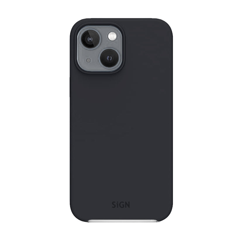 SiGN Liquid Silicone skal till iPhone 13 – svart