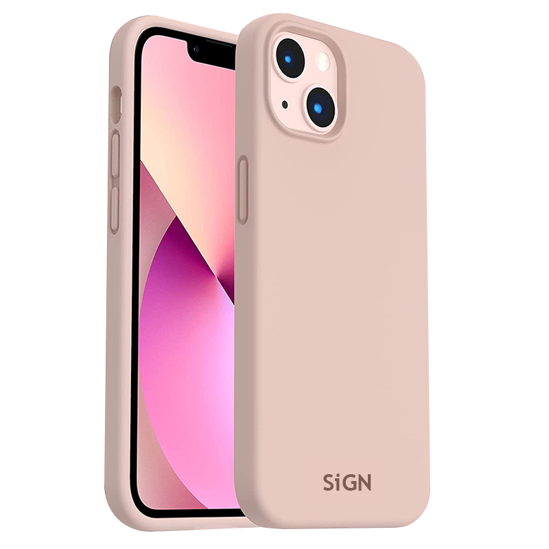 SiGN Liquid Silicone Skal for iPhone 14 Plus - Pink