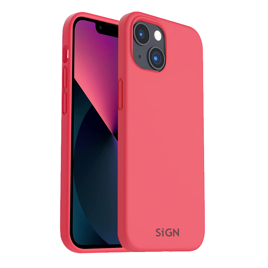 SiGN Liquid Silicone Case for iPhone 14 Plus - Red
