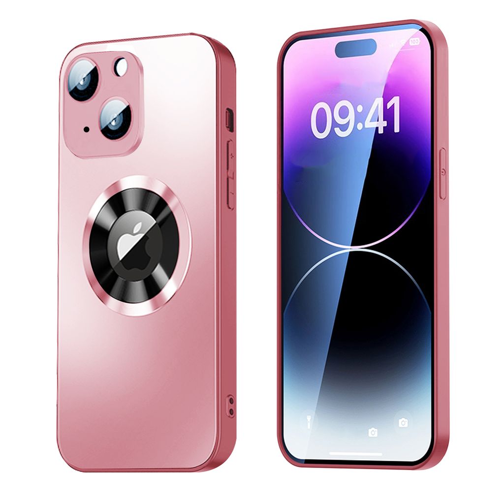 SiGN Magnetic Skal iPhone 15 Plus with lens protection and logo view - Pink