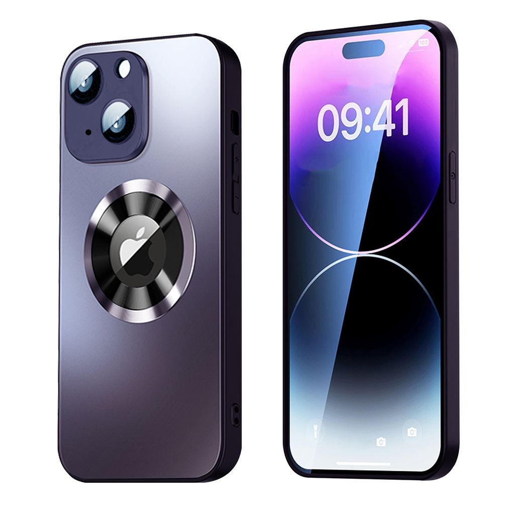 SiGN magnetiskt skal iPhone 15 with lens protection and logo view – svart