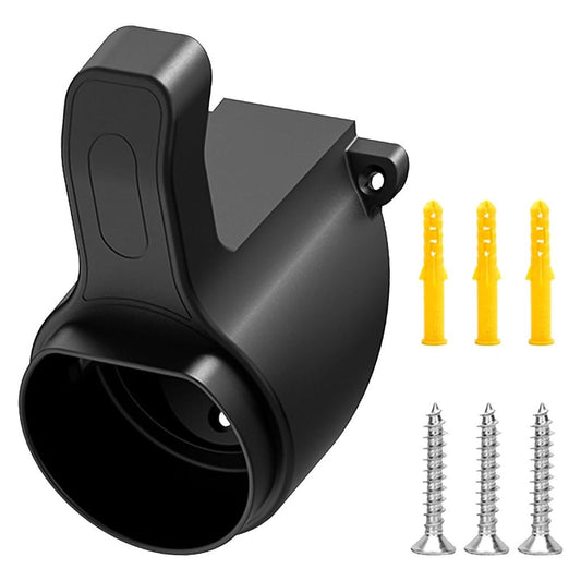 SiGN Wall Mount for Type 2 Charging Connector with Cord Hook - Black