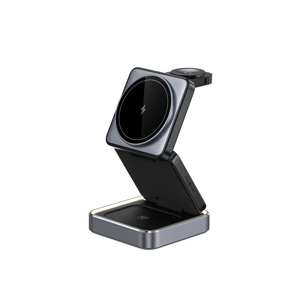 SiGN 3-in-1 Foldable Wireless Magnetic Charging Station 15W